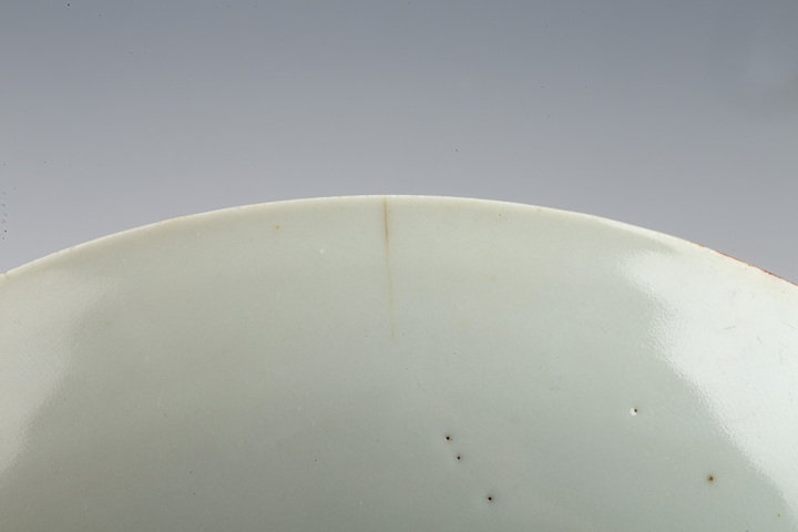 古玩陶瓷民國·粉彩花鳥紋盤拍賣，當前價格0元