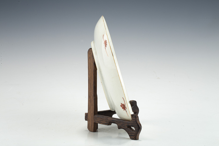 古玩陶瓷清道光·粉彩飛黃騰達紋盤真品鑒賞圖