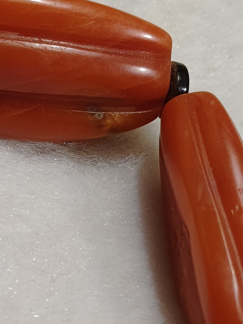 古玩玉器南紅瑪瑙“瓜棱珠串”拍賣,當前價格6800元