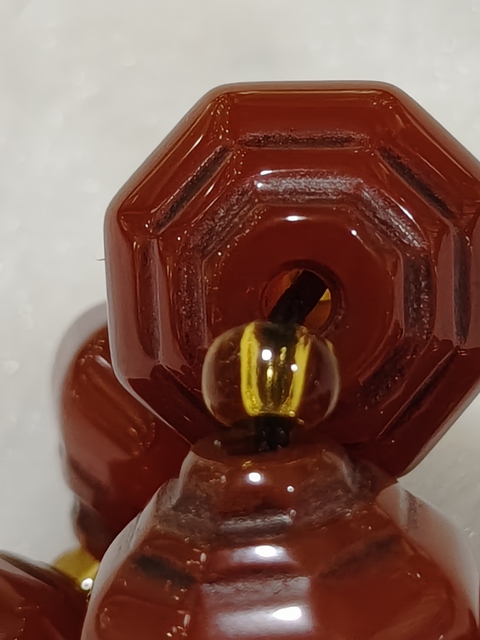 古玩玉器紅瑪瑙珠串拍賣,當前價格5800元