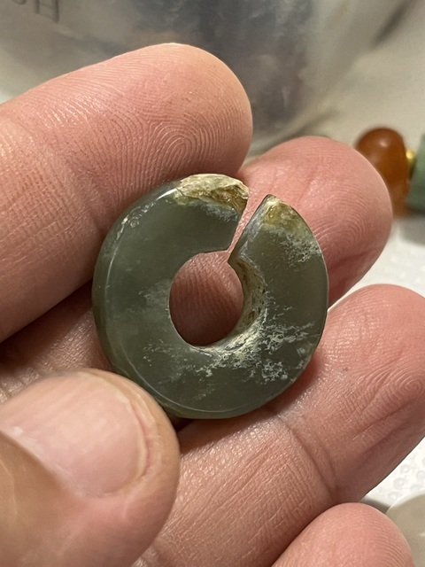 古玩玉器玉玦真品鑒賞圖