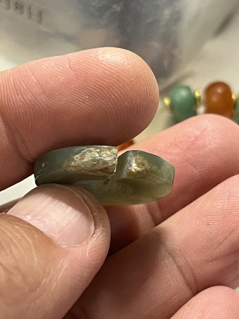 古玩玉器玉玦真品鑒賞圖