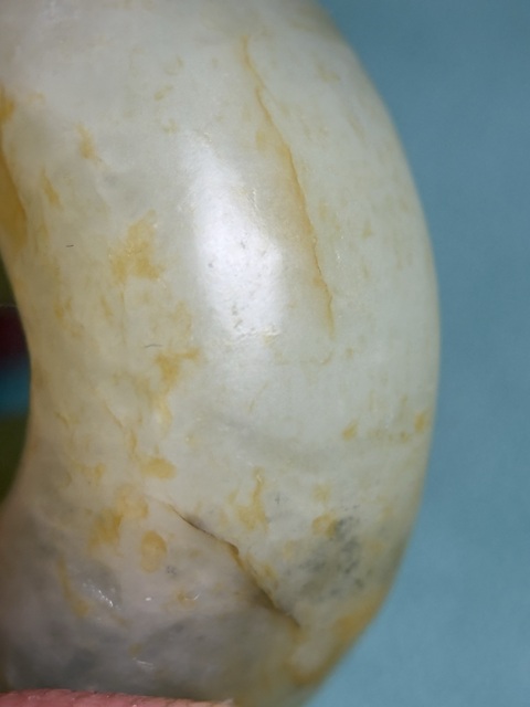 古玩玉器紅山紅沁玉玦拍賣,當前價格13600元
