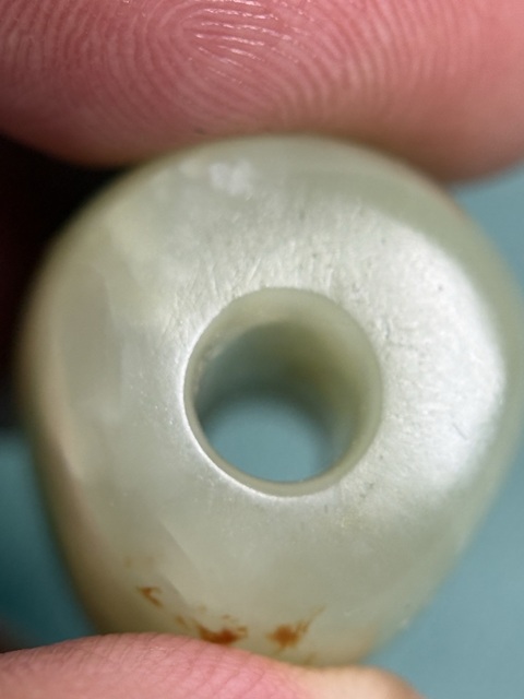 古玩玉器紅山紅沁勒子拍賣，當(dāng)前價格12600元