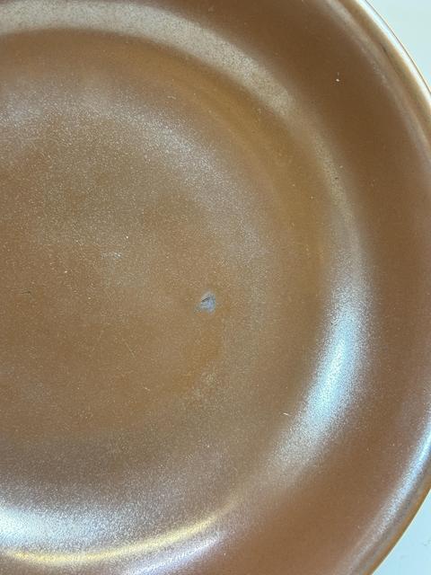 古玩陶瓷紫金釉弦紋碗真品鑒賞圖