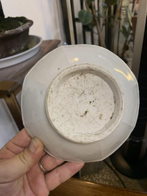 古玩陶瓷白釉八方盤拍賣，當前價格1800元