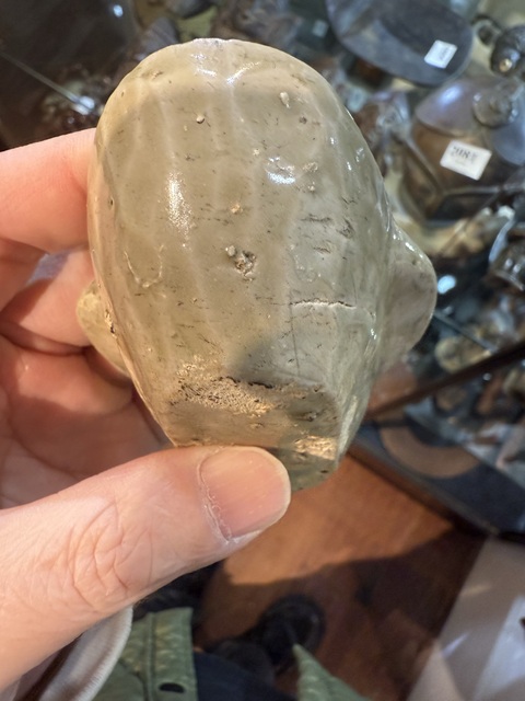 古玩陶瓷越窯青瓷耳杯真品鑒賞圖