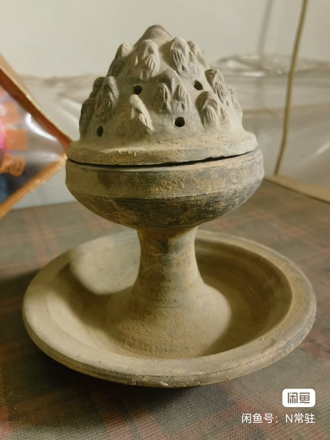 古玩陶瓷博山熏真品鑒賞圖