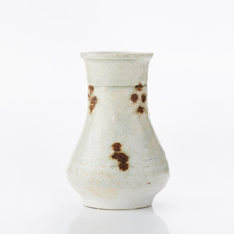 古玩陶瓷影青釉點彩瓶真品鑒賞圖
