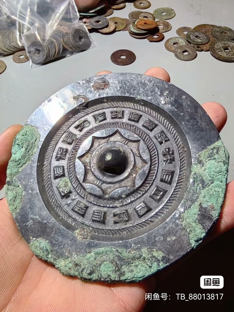 古玩銅器銅鏡真品鑒賞圖
