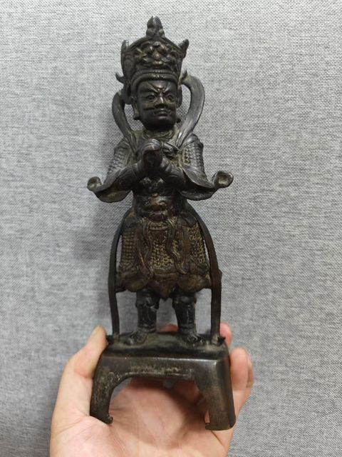 古玩銅器造像拍賣，當前價格18000元