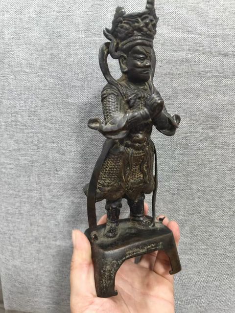 古玩銅器造像拍賣，當前價格18000元
