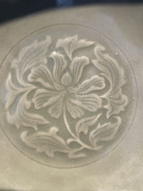 古玩陶瓷青瓷大碗真品鑒賞圖