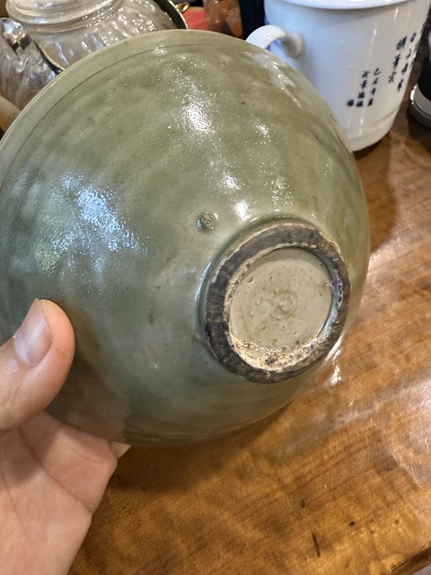 古玩陶瓷耀州窯青釉碗真品鑒賞圖