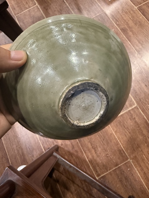 古玩陶瓷耀州窯青釉碗真品鑒賞圖