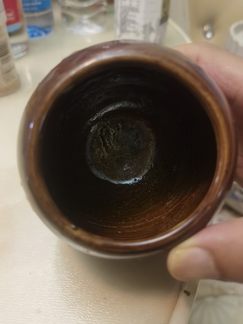 古玩陶瓷民國褐釉罐真品鑒賞圖