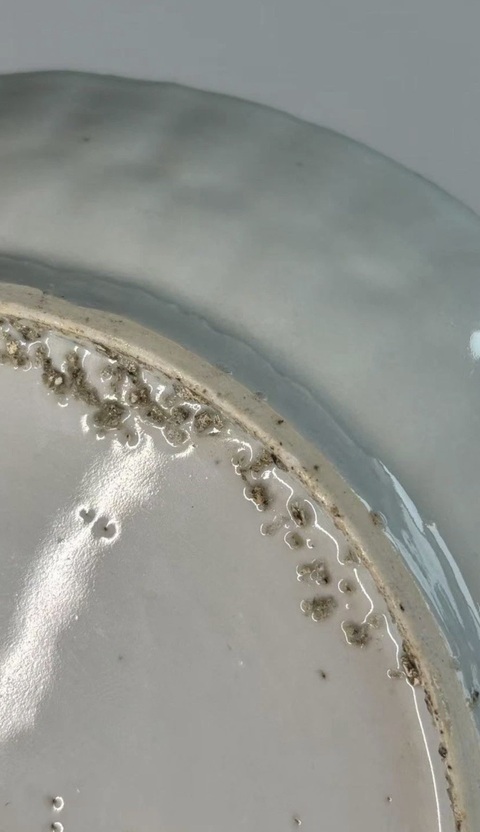 古玩陶瓷明晚期 青花盤真品鑒賞圖