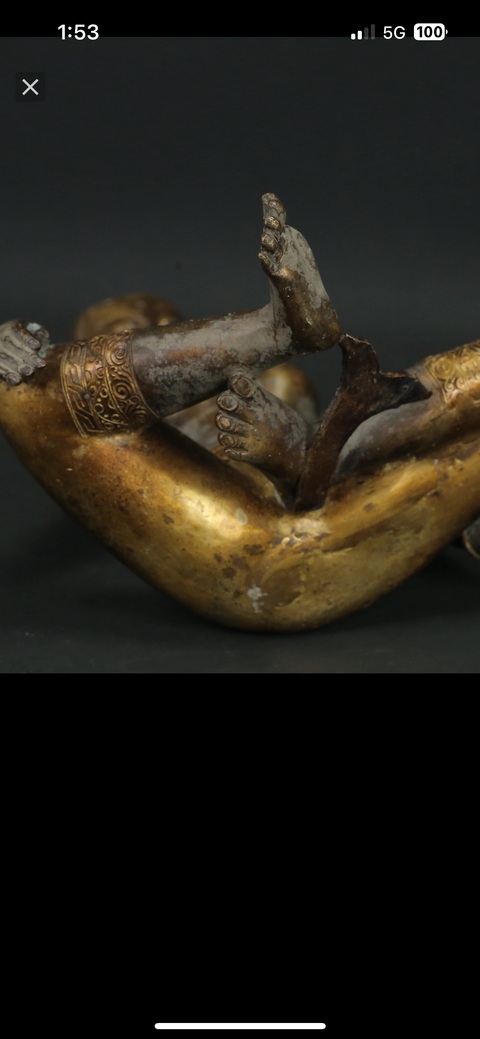古玩銅器佛母真品鑒賞圖