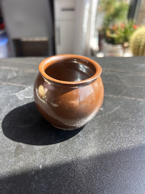 古玩陶瓷紅耀州水丞真品鑒賞圖