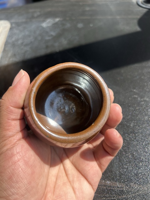 古玩陶瓷紅耀州水丞真品鑒賞圖
