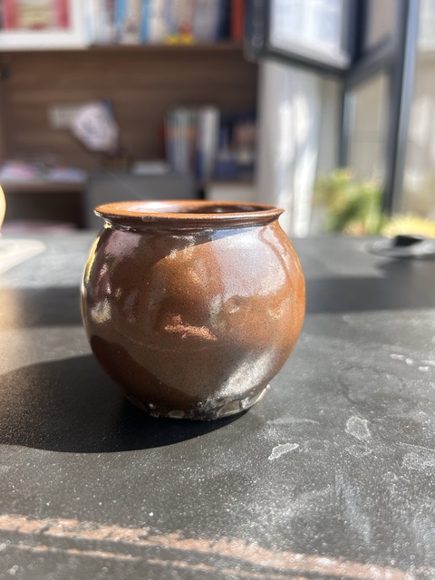 古玩陶瓷紅耀州水丞真品鑒賞圖