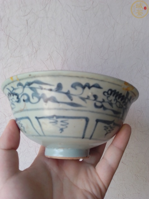 古玩陶瓷[元青花]花卉紋撇口碗拍賣，當前價格36800元