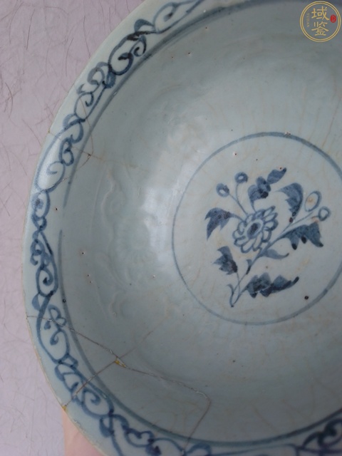 古玩陶瓷[元青花]花卉紋撇口碗拍賣，當前價格36800元