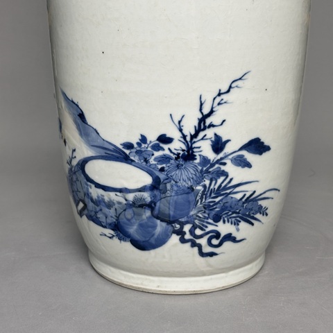 古玩陶瓷清光緒 劉海戲金蟾棒槌瓶真品鑒賞圖