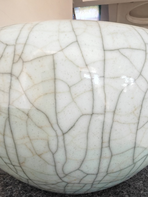古玩陶瓷哥釉水呈真品鑒賞圖
