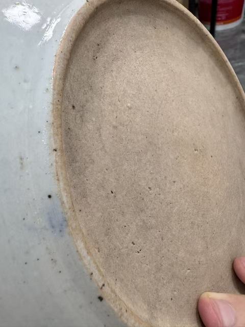 古玩陶瓷青花釉里紅魚盤真品鑒賞圖
