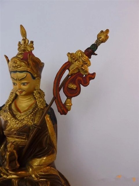 古玩銅器蓮花生大師真品鑒賞圖