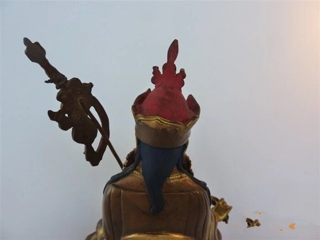 古玩銅器蓮花生大師真品鑒賞圖
