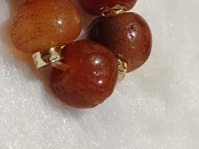 古玩玉器瑪瑙手串拍賣，當前價格3800元