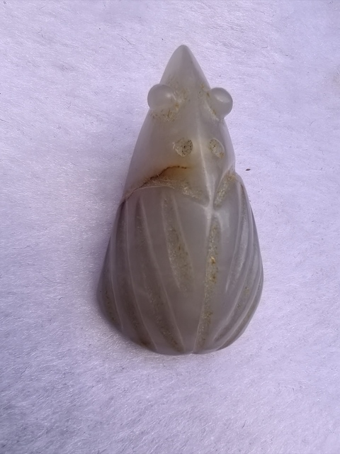 古玩玉器玉鼠墜真品鑒賞圖