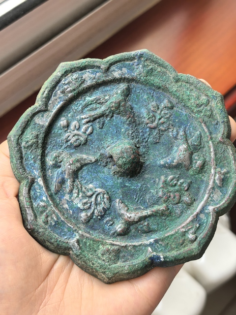 古玩銅器銅鏡真品鑒賞圖