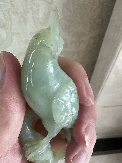 古玩雜項翡翠擺件真品鑒賞圖