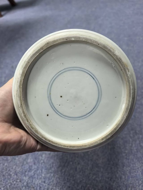 古玩陶瓷花鳥紋五彩鳳尾尊真品鑒賞圖