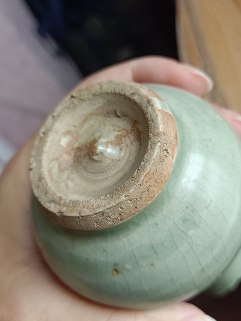 古玩陶瓷龍泉青瓷雙耳瓶真品鑒賞圖