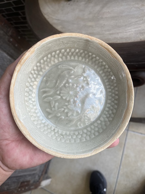 古玩陶瓷青白釉雙魚洗真品鑒賞圖