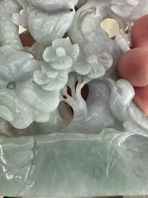 古玩雜項翡翠擺件真品鑒賞圖