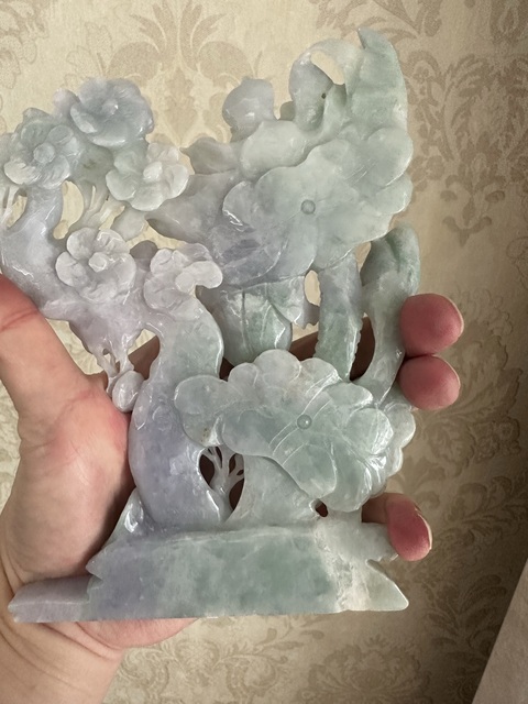 古玩雜項翡翠擺件真品鑒賞圖