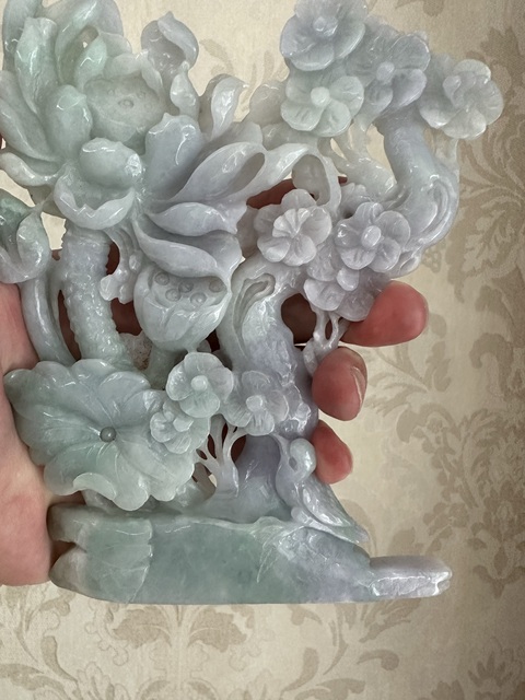 古玩雜項翡翠擺件真品鑒賞圖