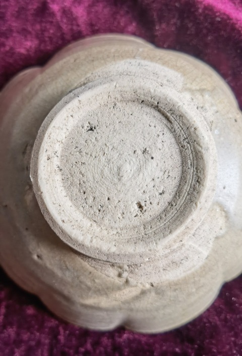 古玩陶瓷青白釉花口碗真品鑒賞圖