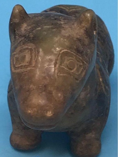 古玩玉器做舊仿古“玉獸”真品鑒賞圖