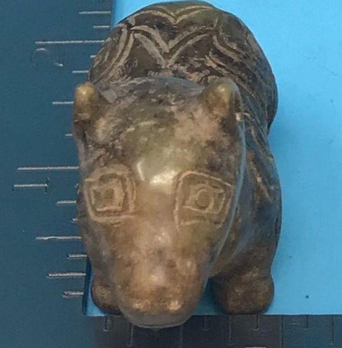 古玩玉器做舊仿古“玉獸”真品鑒賞圖