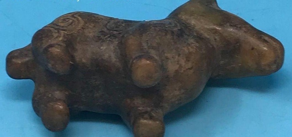 古玩玉器做舊仿古“玉獸”真品鑒賞圖