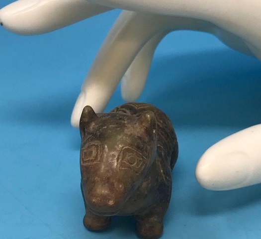 古玩玉器做舊仿古“玉獸”真品鑒賞圖
