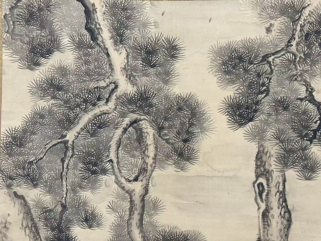 古玩字畫五老圖真品鑒賞圖