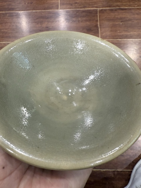 古玩陶瓷耀州窯青釉碗真品鑒賞圖