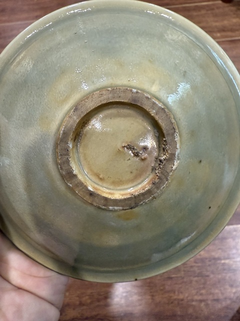 古玩陶瓷耀州窯青釉碗真品鑒賞圖